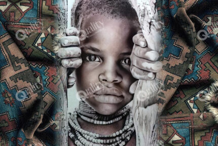 Afrikalı çocuk poster duvar kağıdı
