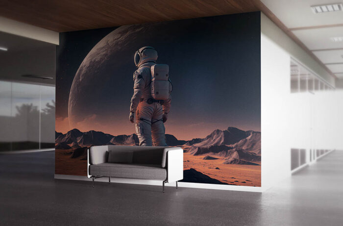 Astronot poster duvar kağıdı