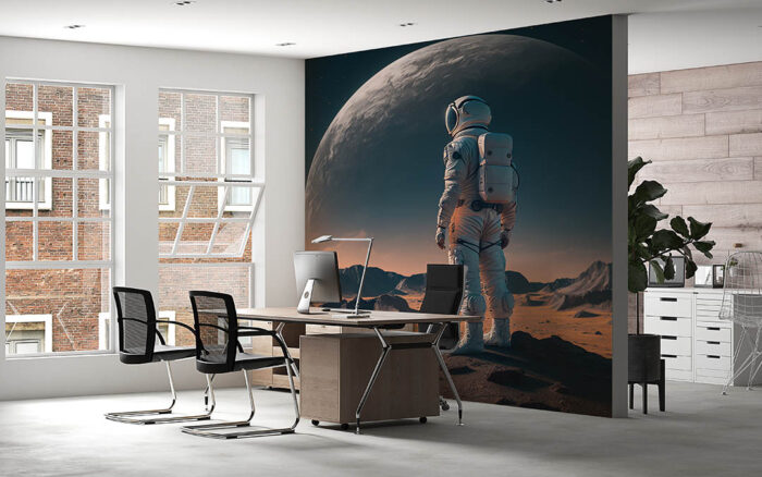 Astronot poster duvar kağıdı