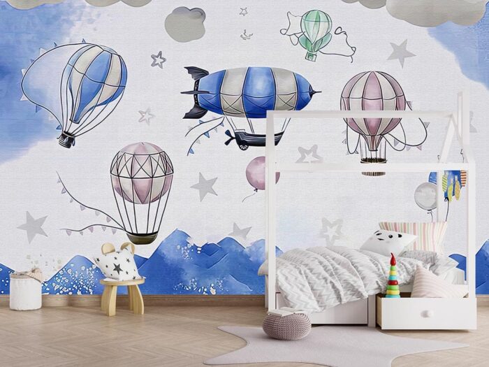 balonlar-ve-zeplin-poster-duvar-kağıdı