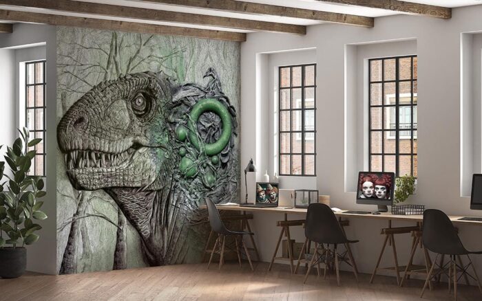 Dinozor poster duvar kağıdı