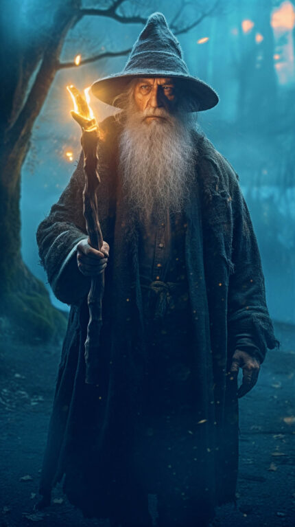 Gandalf poster duvar kağıdı