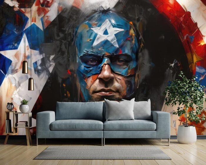 Kaptan Amerika poster duvar kağıdı