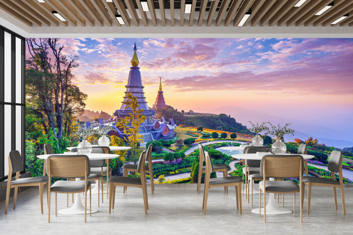 Chaig Mai Tayland doğa manzarası poster