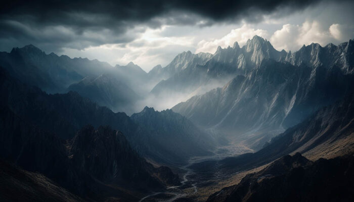 Dağ Manzarası - Doğa poster