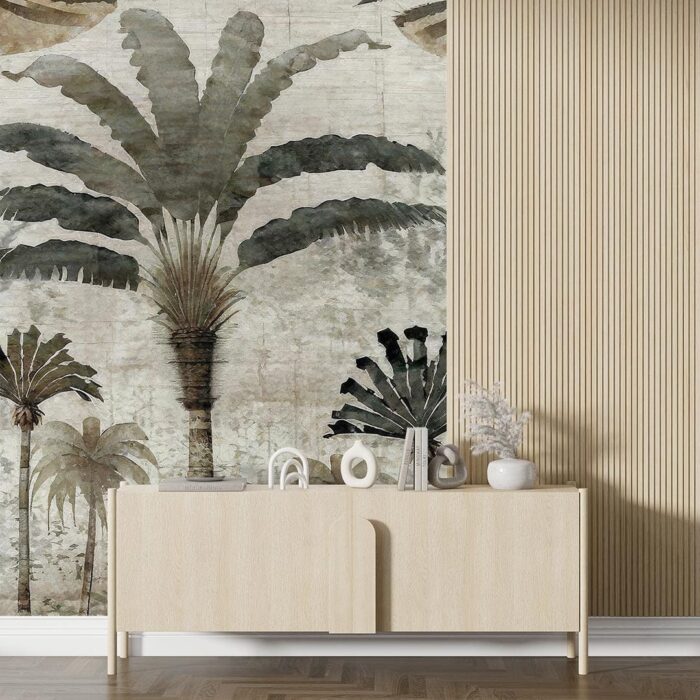 Palmiye ağaçları poster duvar kağıdı