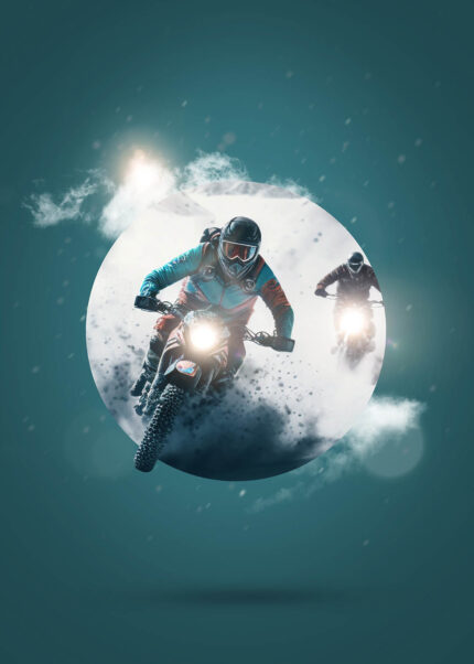 Kar Motorcuları poster