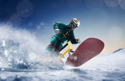 Kar Sporları - Kar Bisikleti poster