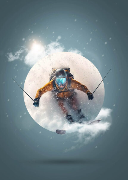 Kar Sporları - Snowboard poster