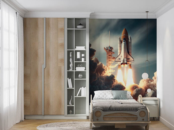 Uzay gemisi poster duvar kağıdı