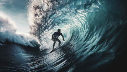 Sörf yapan adam poster