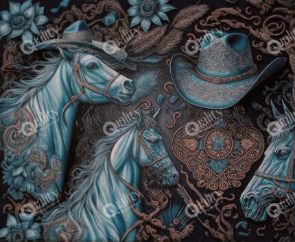 Atlar ve Kovboy Şapkaları poster