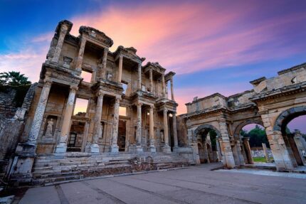 Efes Celsus Kütüphanesi poster duvar kağıdı