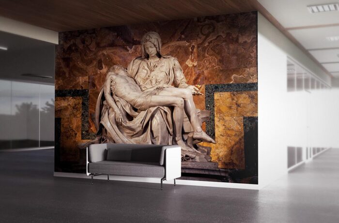 Michelangelo St Peter Bazilika Vatikan poster duvar kağıdı