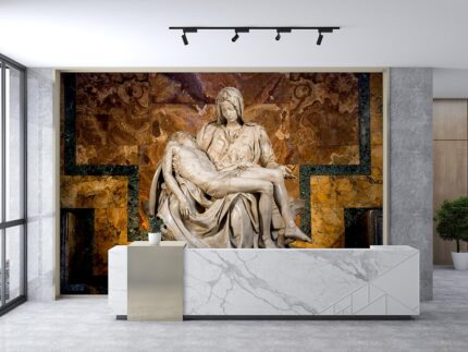 Michelangelo St Peter Bazilika Vatikan poster duvar kağıdı