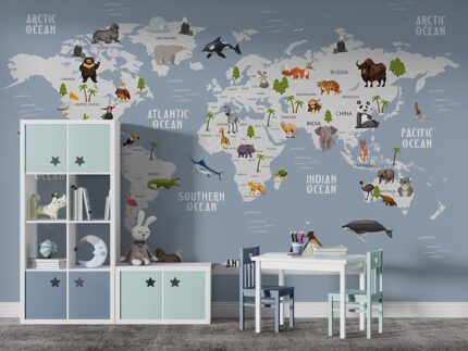 Sevimli hayvanlar dünya haritası